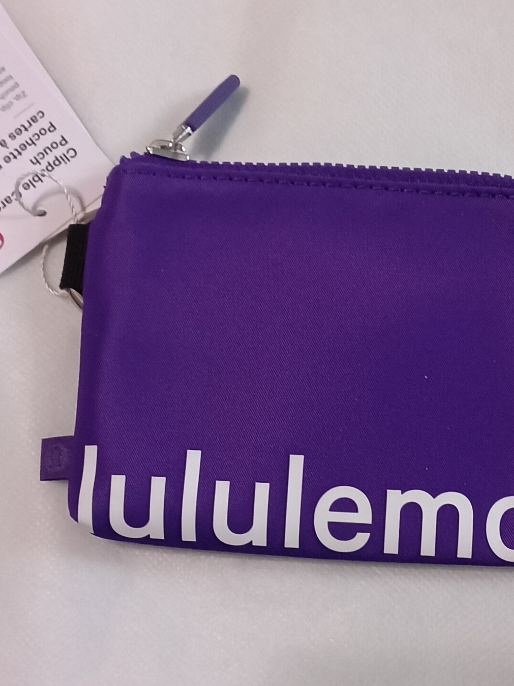NWT Lululemon athletica Purple Zip Pouch Wallet